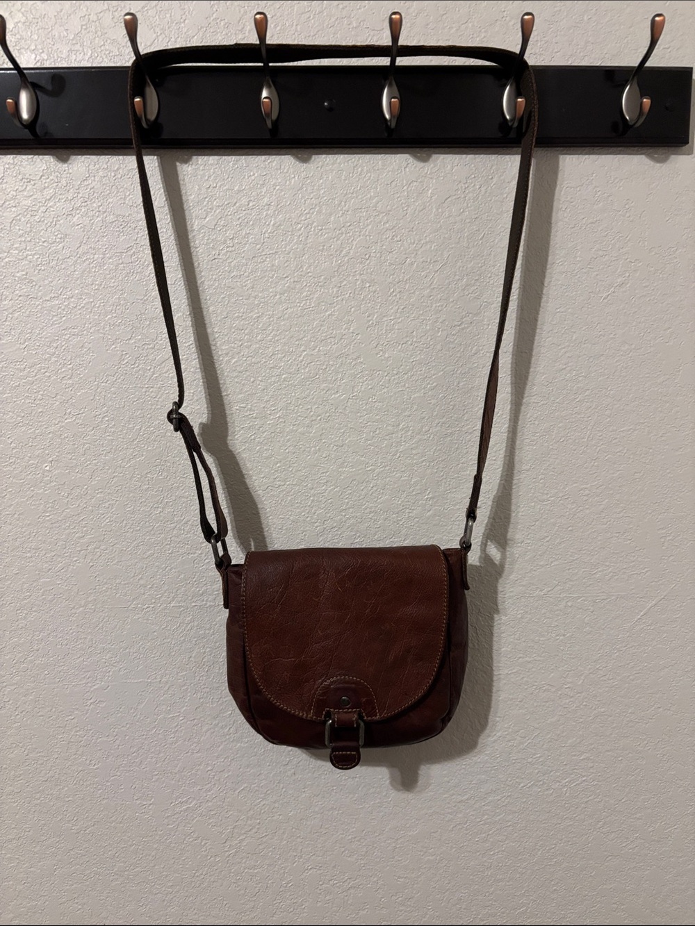 Jack Georges Leather Crossbody Purse